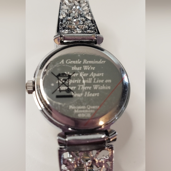 NWOT BGE Silverstone Cardinal Remembrance Watch Crystal Rhinestones - Picture 4 of 9